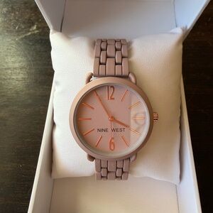 Nine West Rose Gold and Pink Watch
